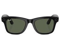 META Ray-Ban Lunettes connectées Wayfarer Noir brillant Transparent