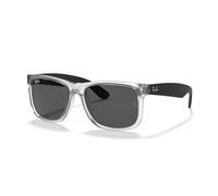 Ray-Ban mixte adulte Lunettes de soleil, (Rubber Transparent), 55