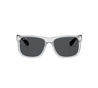 Ray - Ban Homme RB4165 JUSTIN 651287 Lunettes de soleil Injecté Transparent Gris Carré Normale