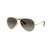 Ray-Ban Aviator Montures de Lunettes, Or/Gris foncé, 58 mm Mixte Adulte