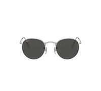 Ray-Ban Rb3447 Round Metal Lunettes de Soleil, Argent, 53 Mixte Adulte