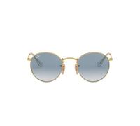 Ray-Ban Round Flat Lenses Bleu clair Dégradé