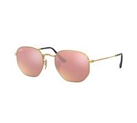 Ray-Ban Lunettes de soleil pour femmes Rb3548n hexagonal 001/z2 gold copper flash