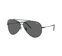 Ray-Ban Mixte Aviator Reverse Lunettes de Soleil, Noir, 59 mm