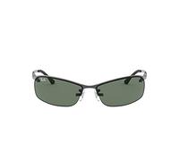 Ray-Ban Lunettes de soleil RB3183 Homme Métal Gris Vert Carré 004/71