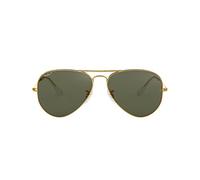 Ray-Ban Hommes Lunettes de soleil - AVIATOR LARGE METAL - RB3025 - 001/58 - 62mm - Or, Aviateur, polarisé, polarized
