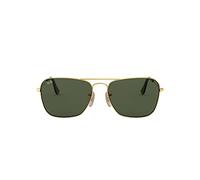 Lunettes de soleil - Ray Ban - RB3136 Caravan-181 - Or - Havane - Métal