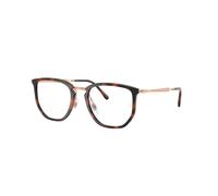 Ray - Ban Unisex Ray - Ban RX4451V 5687 Montures optiques Nylon Marron Transparent Géométrique Normale