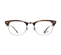 Ray-Ban Montures RX5154 Clubmaster 5749 Poli Marron Hommes Femmes