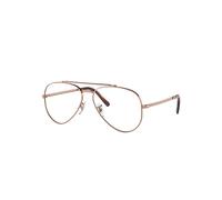 Ray-Ban New Aviator Optics Monture Or Verres Transparents Polarisé 58-14