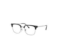 Ray-Ban New Clubmaster Optics Monture Argent Verres Transparents Polarisé 51-20