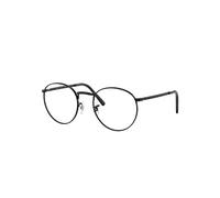 Ray-Ban New Round Optics Monture Noir Verres Transparents Polarisé 47-21