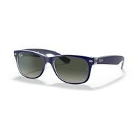 Ray - Ban Unisex RB2132 NEW WAYFARER 605371 Lunettes de soleil Nylon Bleu Gris Carré Normale