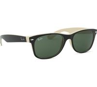 Ray - Ban Unisex Ray - Ban RB2132 NEW WAYFARER 875 Lunettes de soleil Injecté Noir Vert G15 Carré Normale