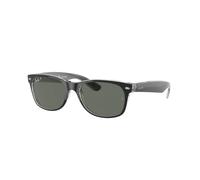Ray - Ban Unisex Ray - Ban RB2132 NEW WAYFARER 605258 Lunettes de soleil Nylon Noir Vert G15 Carré Polarisé