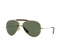 Ray - Ban Unisex Ray - Ban RB3029 OUTDOORSMAN II 181 Lunettes de soleil Métal Or G15 Pilote Normale