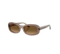 Ray-Ban - Oval Lunettes de soleil - Femme - Accessoires - Brun - Taille: 56 MM