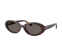 Ray-Ban - Oval Lunettes de soleil - unisex - Accessoires - Brun - Taille: 54 MM