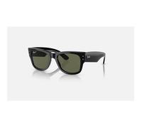 Ray-Ban RB 0840S 901/31 Mega Wayfarer, Black/Green, 51mm