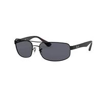 Ray - Ban Homme RB3445 RB3445 006/P2 Lunettes de soleil Métal Noir Gris Carré Polarisé