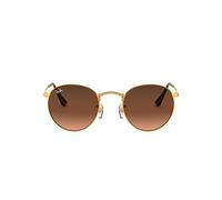 Ray - Ban Unisex Ray - Ban RB3447 ROUND METAL 9001A5 Lunettes de soleil Métal Jaune Rose Ronde Normale Ombré