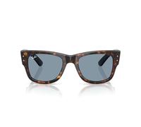 Ray - Ban Unisex RB0840S MEGA WAYFARER 902/56 Lunettes de soleil Acétate Tortue Bleu Carré Normale