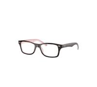 Ray-Ban Rb1531 Optics Kids Monture Havana Sur Rose Opalin Verres Transparents 48-16