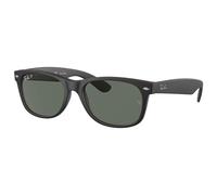 Ray Ban - RB2132 New Wayfarer Classic Matte Rubber Black Polar Green - 55 - Lunettes de soleil