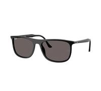 Ray-Ban - Rb2216 Lunettes de Soleil- Monture Noire- Verres Gris Foncé - unisex - Accessoires - Noir - Taille: 61 MM