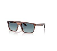 Ray - Ban Unisex Ray - Ban RB2222 954/3M Lunettes de soleil Acétate Marron Carré Normale Ombré