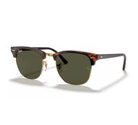 Ray Ban - RB3016 Clubmaster Classic Polished High Tortoise Gold Green G-15 - 51 - Lunettes de soleil