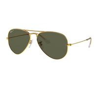 Lunettes de Soleil - RAY BAN - Aviator - Doré - Verres verts en polycarbonate - Indice de protection 3