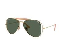 Ray - Ban Unisex Ray - Ban x DOLCE&GABBANA RB3029M 001/71 Lunettes de soleil Métal Or Vert Pilote Normale