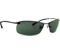 Ray-Ban Lunettes de soleil RB3183 Homme Métal Gris Vert Carré 004/71