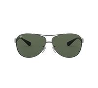 Ray Ban Rb3386 - Lunettes de soleil - Uni - Homme - Vert (Silber/Grün) - Taille unique (Taille fabricant: One Size)