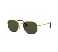 Ray - Ban Unisex RB3548N HEXAGONAL 001/58 Lunettes de soleil Métal Or G15 Géométrique Polarisé