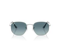 Ray - Ban Unisex Ray - Ban RB3548N HEXAGONAL 003/3M Lunettes de soleil Acier Argent Géométrique Normale Ombré