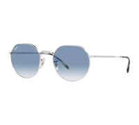 Ray Ban - RB3565 Jack Polished Silver Blue - 53 - Lunettes de soleil