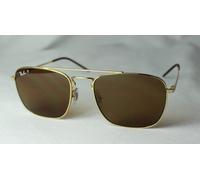 Ray-Ban RB3588 Sonnenbrille Neuf Or Gold Polarisiert