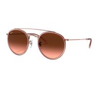 Ray Ban - RB3647N Round Double Bridge Polished Copper Gradient Brown - 51 - Lunettes de soleil