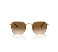 Ray-Ban RB3694 Jim Lunettes de soleil carrées, Doré/marron clair dégradé, 53 mm