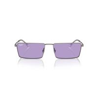 Ray-Ban Rb3741 Emy Lunettes de soleil rectangulaires, Plomize/Violet, 59 mm