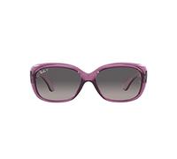 Ray - Ban Femme RB4101 JACKIE OHH 6591M3 Lunettes de soleil Nylon Violet Gris Papillon Polarisé Ombré