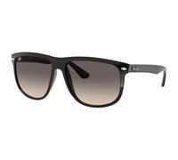 Ray-Ban – Lunettes de soleil lifestyle Boyfriend Polished Black Grey en nylon – Noir