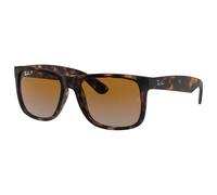 Ray-Ban Lunettes de soleil unisexes Rb4165 justin 865/t5 havana rubber polar brown gradient