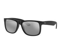 Ray Ban - RB4165 Justin Color Mix Mat Rubber Black Silver Grey Mirror - 54 - Lunettes de soleil
