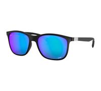Ray - Ban Unisex Ray - Ban RB4330CH CHROMANCE 601SA1 Lunettes de soleil Injecté Noir Bleu Carré Polarisé Miroir