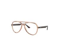 Ray-Ban Rb4376v Optics Monture Marron Verres Transparents Polarisé 57-16