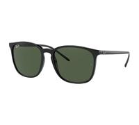 Ray Ban - RB4387 Polished Black Green G-15 - 56 - Lunettes de soleil