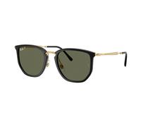 Ray - Ban Unisex Ray - Ban RB4451 630658 Lunettes de soleil Nylon Noir Vert Géométrique Polarisé
